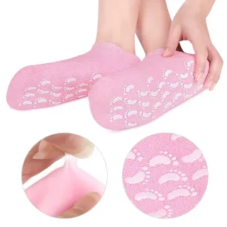 Soft Silicone Gel Moisturizing Socks (1 Pair)